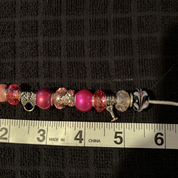 ** 3/$21 **  Mix Match Shop till You Drop Handmade Bracelet - Picture 6 of 6